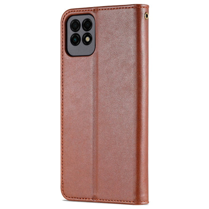 For Huawei Maimang 10 SE 5G AZNS Sheepskin Texture Horizontal Flip Leather Case with Holder & Card Slots & Wallet(Brown) by AZNS