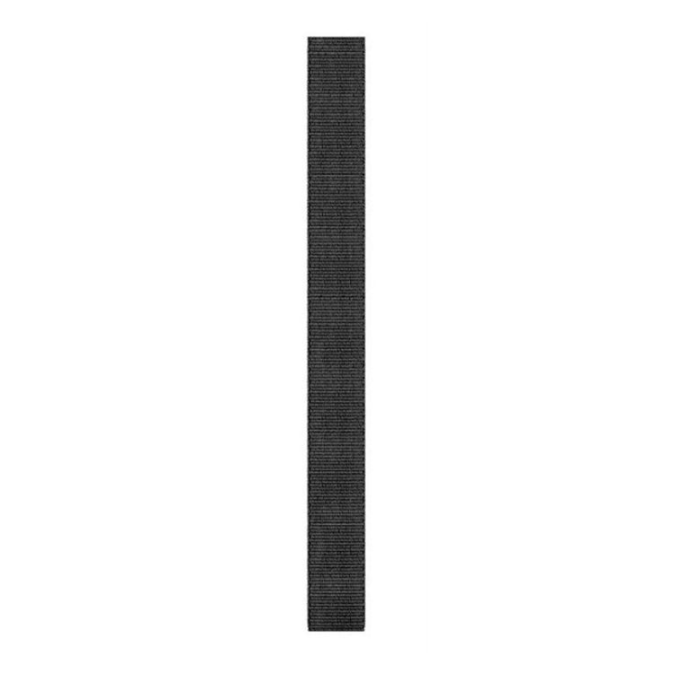 For Garmin Fenix 6X 26mm Knitted Nylon Loop Watch Band(Black) by bashfashion