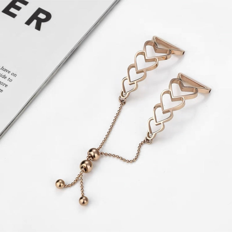 For Garmin Vivoactive 3 20mm Love Bracelet Metal Watch Band(Black) by bashfashion