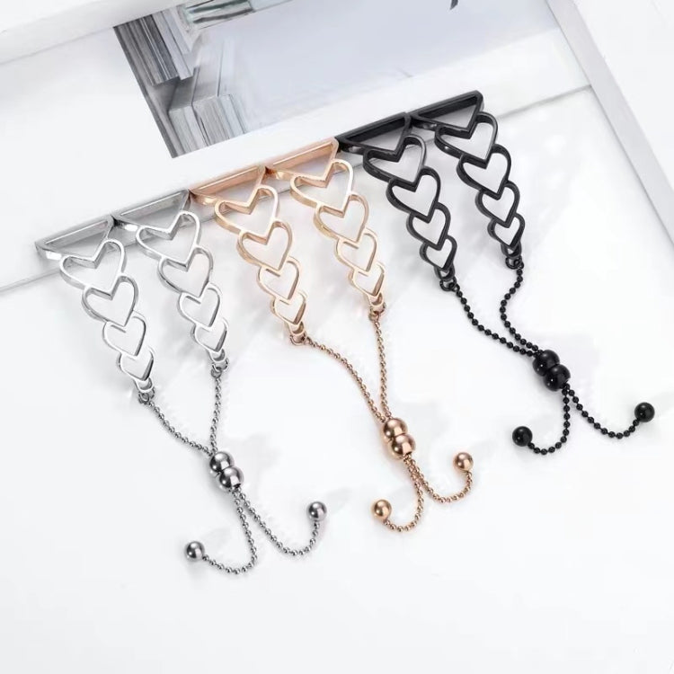 For Garmin Vivoactive 3 20mm Love Bracelet Metal Watch Band(Silver) by bashfashion