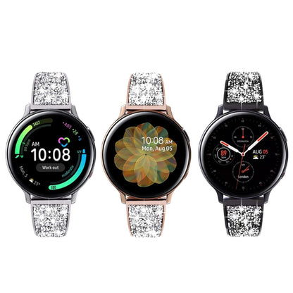 For Garmin Venu / Suunto 3 Fitness 20mm Universal Stainless Steel Metal Watch Band(Black) by bashfashion