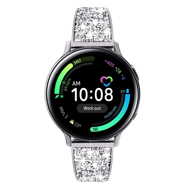 For Xiaomi Haylou RS3 / Suunto 9 Peak 22mm Universal Stainless Steel Metal Watch Band(Silver) by bashfashion