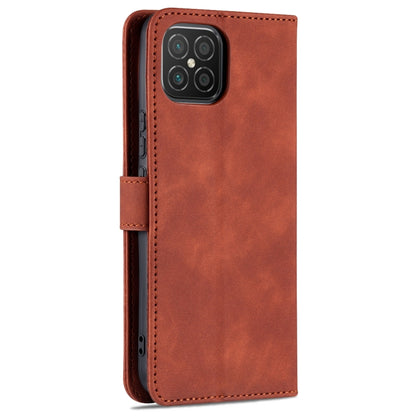 For Huawei nova 8 SE AZNS Skin Feel Calf Texture Horizontal Flip Leather Case with Card Slots & Holder & Wallet(Brown) by AZNS