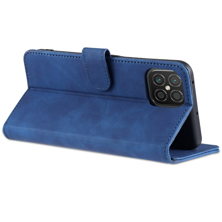 For Huawei nova 8 SE AZNS Skin Feel Calf Texture Horizontal Flip Leather Case with Card Slots & Holder & Wallet(Brown) by AZNS