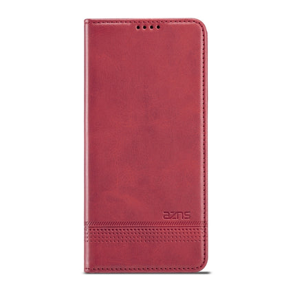 For Huawei Maimang 10 SE AZNS Magnetic Calf Texture Horizontal Flip Leather Case with Card Slots & Holder & Wallet(Red) by AZNS