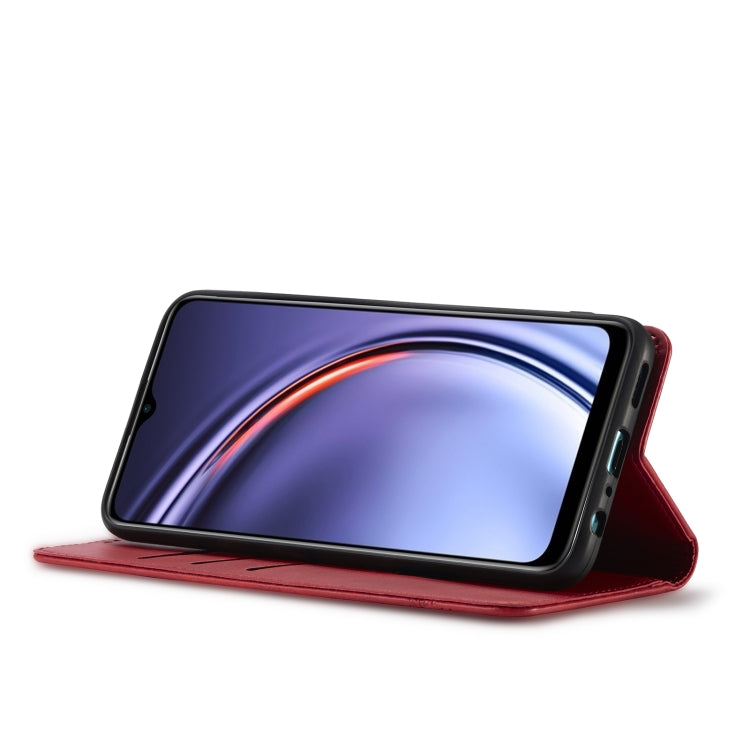 For Huawei Maimang 10 SE AZNS Magnetic Calf Texture Horizontal Flip Leather Case with Card Slots & Holder & Wallet(Red) by AZNS