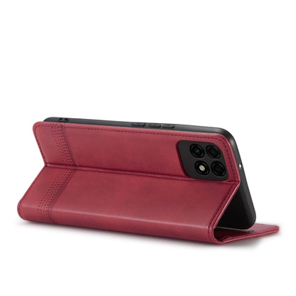 For Huawei Maimang 10 SE AZNS Magnetic Calf Texture Horizontal Flip Leather Case with Card Slots & Holder & Wallet(Red) by AZNS
