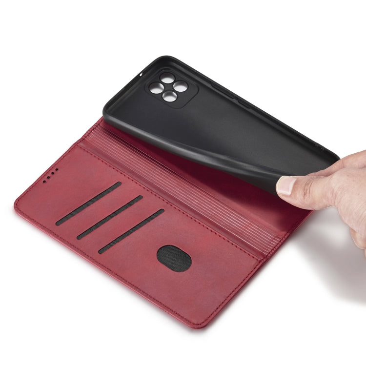 For Huawei Maimang 10 SE AZNS Magnetic Calf Texture Horizontal Flip Leather Case with Card Slots & Holder & Wallet(Red) by AZNS