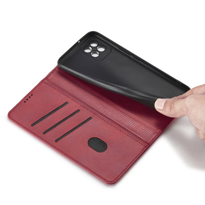 For Huawei Maimang 10 SE AZNS Magnetic Calf Texture Horizontal Flip Leather Case with Card Slots & Holder & Wallet(Red) by AZNS