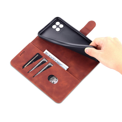 For Honor Play 20 AZNS Skin Feel Calf Texture Horizontal Flip Leather Case with Card Slots & Holder & Wallet(Brown) by AZNS