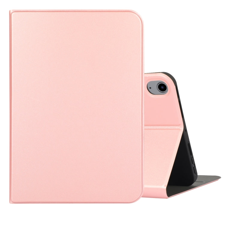 For iPad mini 6 / mini 2024 Voltage Craft Texture Leather Tablet Case with Holder(Rose Gold) by bashfashion