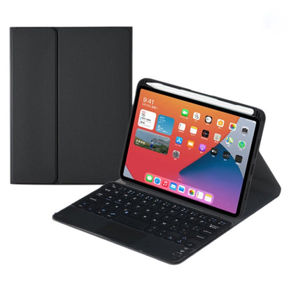 HK006C Detachable Bluetooth Keyboard Leather Tablet Case with Touchpad & Holder for iPad mini 6(Black) by bashfashion
