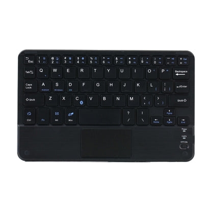 HK006C Detachable Bluetooth Keyboard Leather Tablet Case with Touchpad & Holder for iPad mini 6(Black) by bashfashion