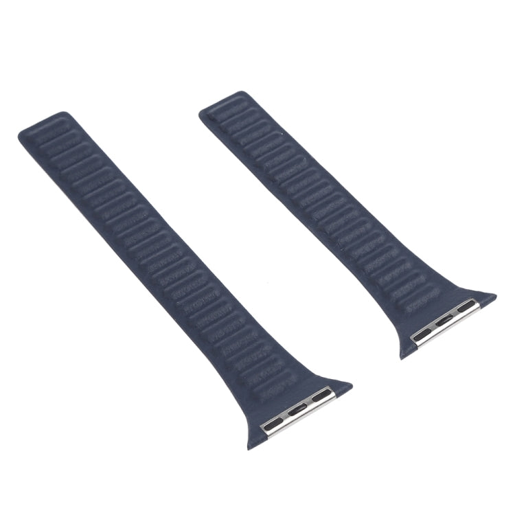 Slimming Loop Magnetic Watch Band For Apple Watch Series 9&8&7 41mm / SE 3&SE 2&6&SE&5&4 40mm / 3&2&1 38mm(Dark Blue) by bashfashion