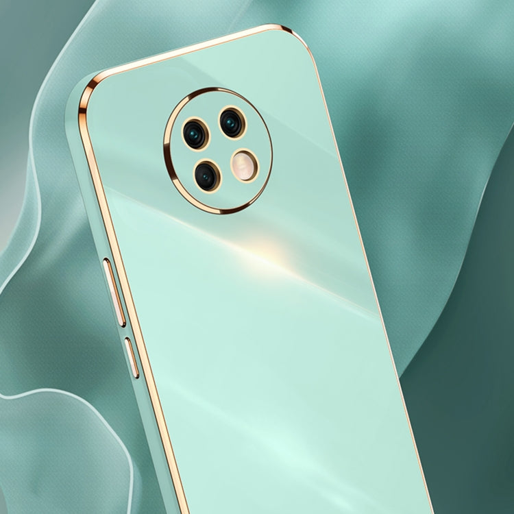 For Honor X20 XINLI Straight Edge 6D Electroplate TPU Phone Case(Black) by XINLI