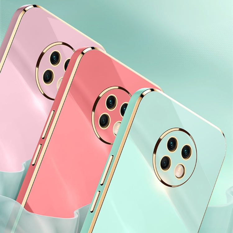 For Honor X20 XINLI Straight Edge 6D Electroplate TPU Phone Case(Black) by XINLI