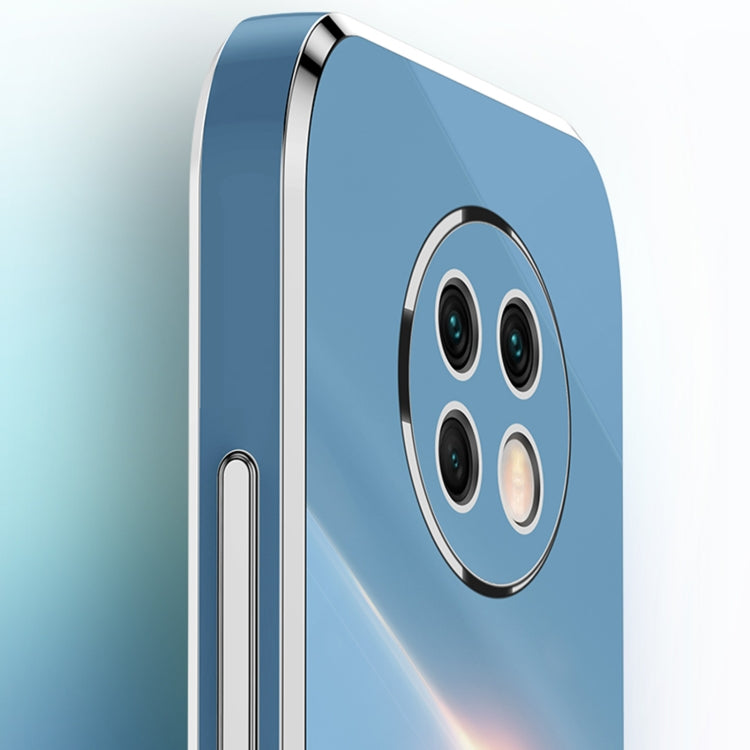 For Honor X20 XINLI Straight Edge 6D Electroplate TPU Phone Case(Black) by XINLI