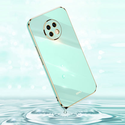 For Honor X20 XINLI Straight Edge 6D Electroplate TPU Phone Case(Black) by XINLI