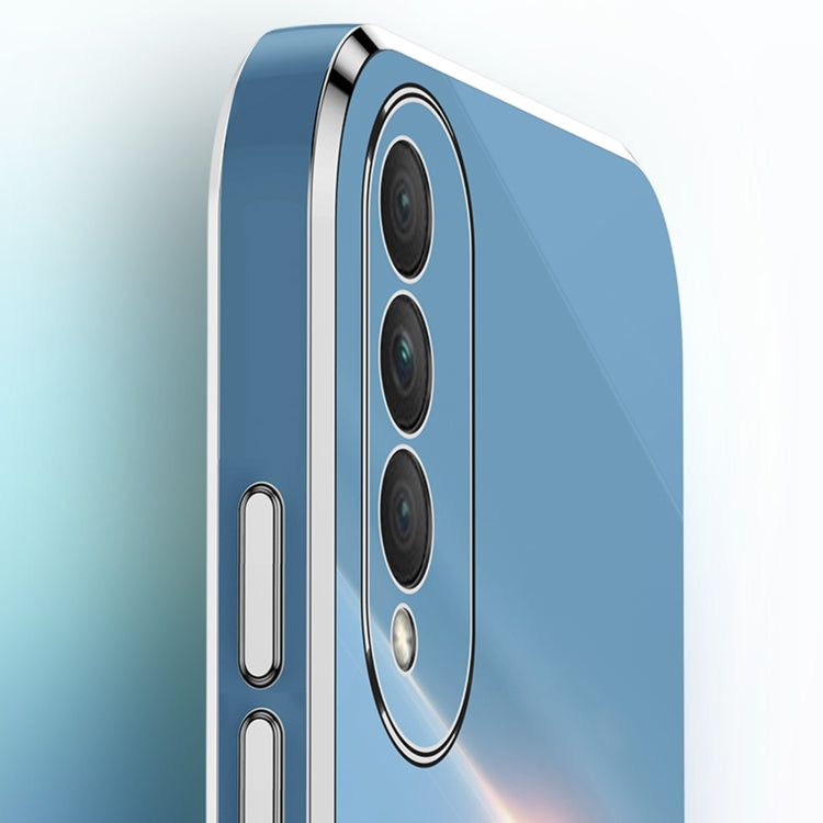 For Honor X20 SE XINLI Straight Edge 6D Electroplate TPU Phone Case(Black) by XINLI