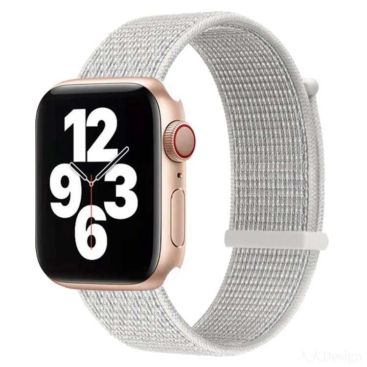 Hook and Loop Fastener Dual Section Watch Band For Apple Watch Ultra 49mm&Watch Ultra 2 49mm / Series 9&8&7 45mm / SE 3&SE 2&6&SE&5&4 44mm / 3&2&1 42mm(Reflective White) by bashfashion