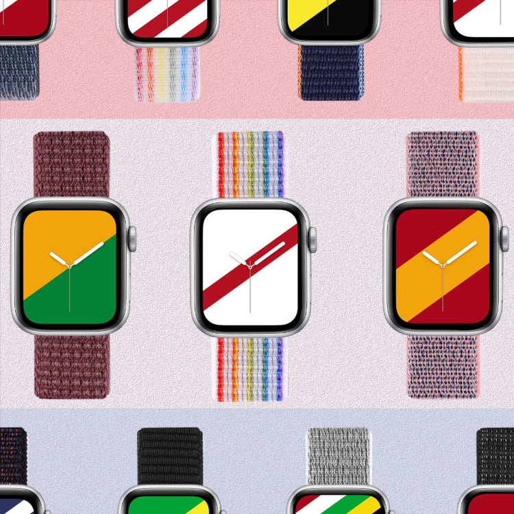 Hook and Loop Fastener Dual Section Watch Band For Apple Watch Ultra 49mm&Watch Ultra 2 49mm / Series 9&8&7 45mm / SE 3&SE 2&6&SE&5&4 44mm / 3&2&1 42mm(Lake Blue) by bashfashion