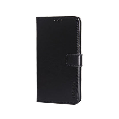 For U-MAGIC 30e idewei Crazy Horse Texture Horizontal Flip Leather Case with Holder & Card Slots & Wallet(Black) by idewei
