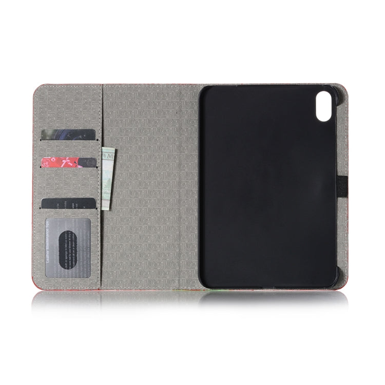For iPad mini 6 / mini 2024 Crocodile Leather Tablet Case with Holder (Brown) by bashfashion
