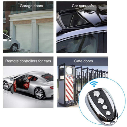 K18 Universal U-shaped Copy Electric Rolling Shutter Door Gate Garage Remote Controller, Frequency:433MHZ by bashfashion