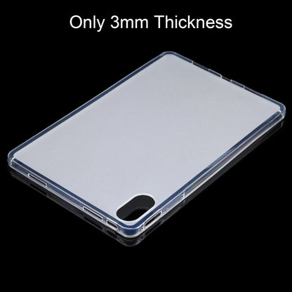For Honor Tablet V7 Pro 3mm Transparent TPU Soft Protective Tablet Case by bashfashion