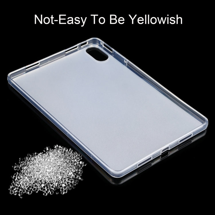 For Honor Tablet V7 Pro 3mm Transparent TPU Soft Protective Tablet Case by bashfashion
