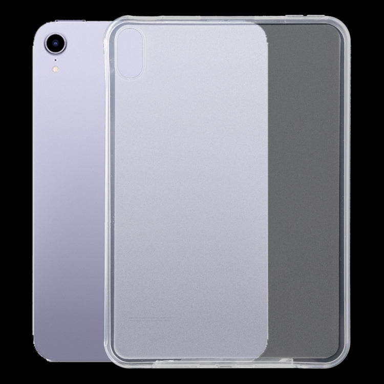 For iPad mini 2024 / mini 6 3mm Transparent TPU Soft Protective Tablet Case by bashfashion