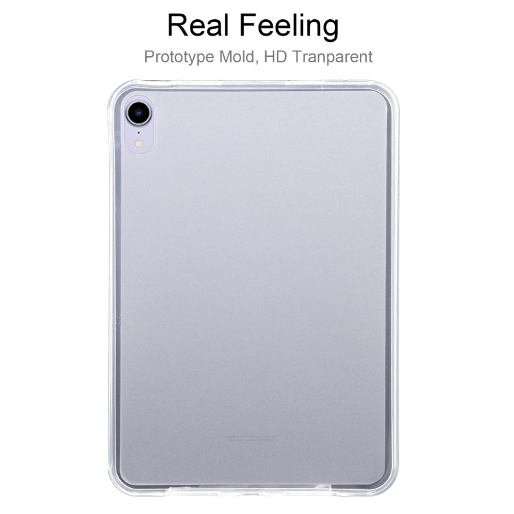 For iPad mini 2024 / mini 6 3mm Transparent TPU Soft Protective Tablet Case by bashfashion
