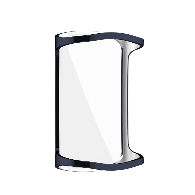 For Fitbit Charge 5 Full Coverage TPU Electroplating Protective Case Cover(Midnight Blue) by bashfashion