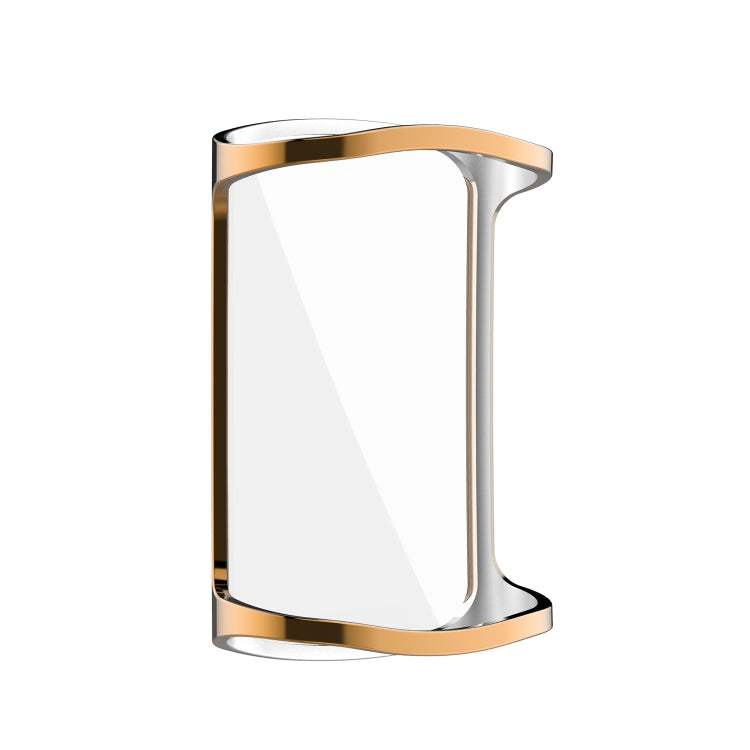 For Fitbit Charge 5 Full Coverage TPU Electroplating Protective Case Cover(Rose Gold) by bashfashion