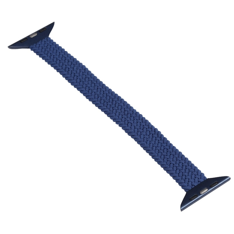 Small Waist Single Loop Nylon Braid Watch Band For Apple Watch Series 9&8&7 41mm / SE 3&SE 2&6&SE&5&4 40mm / 3&2&1 38mm, Size:M 145mm(Colorful) by bashfashion