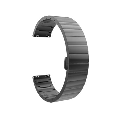 For Samsung Galaxy Watch4 Classic 42mm/46mm Steel Watch Band(Black) by bashfashion