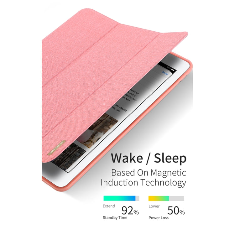 DUX DUCIS Domo Series Horizontal Flip Magnetic TPU + PU Leather Tablet Case with Three-folding Holder & Pen Slot For iPad Pro 12.9 inch 2017(Black) by DUX DUCIS