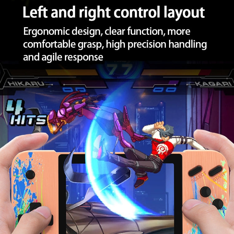 G3 Macaron 3.5 inch Screen Handheld Game Console for Dual Players Built-in 800 Games(Green) by bashfashion