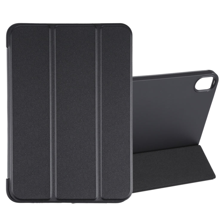For iPad mini 2024 / mini 6 GEBEI Shockproof Horizontal Flip Tablet Case with Three-folding Holder(Black) by GEBEI