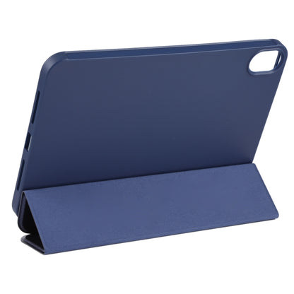 For iPad mini 2024 / mini 6 GEBEI Shockproof Horizontal Flip Tablet Case with Three-folding Holder(Royal Blue) by GEBEI