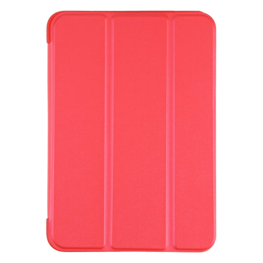 For iPad mini 2024 / mini 6 GEBEI Shockproof Horizontal Flip Tablet Case with Three-folding Holder(Red) by GEBEI