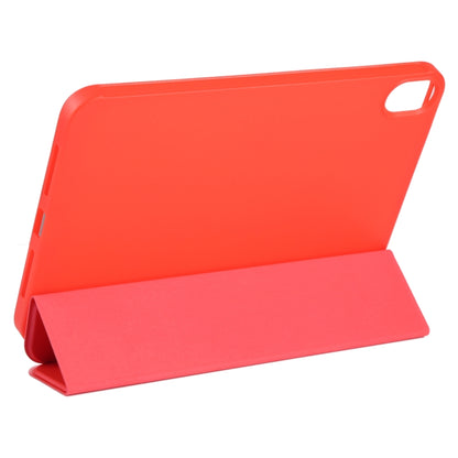 For iPad mini 2024 / mini 6 GEBEI Shockproof Horizontal Flip Tablet Case with Three-folding Holder(Red) by GEBEI