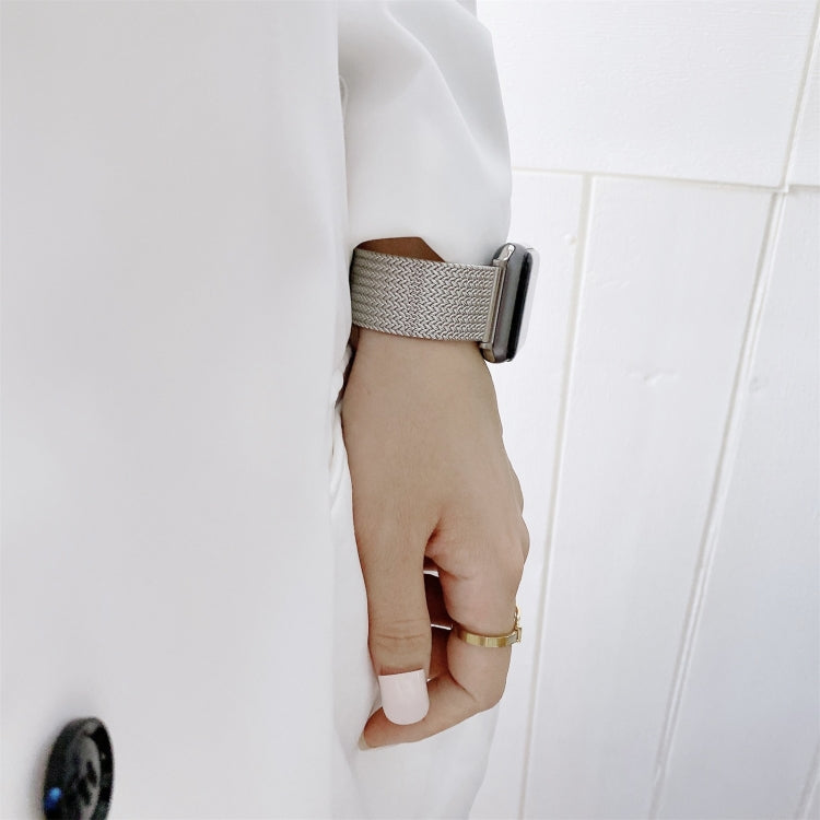 V-shaped Buckle Straight Steel Watch Band For Apple Watch Series 9&8&7 41mm / SE 3&SE 2&6&SE&5&4 40mm / 3&2&1 38mm(Black) by bashfashion