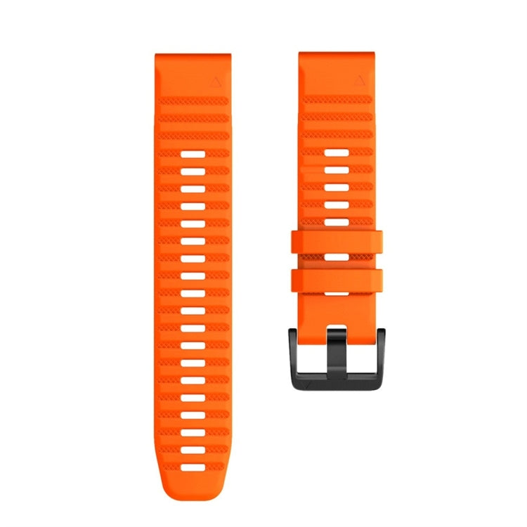 For Garmin Fenix 6 22mm Silicone Smart Watch Watch Band(Orange) by bashfashion