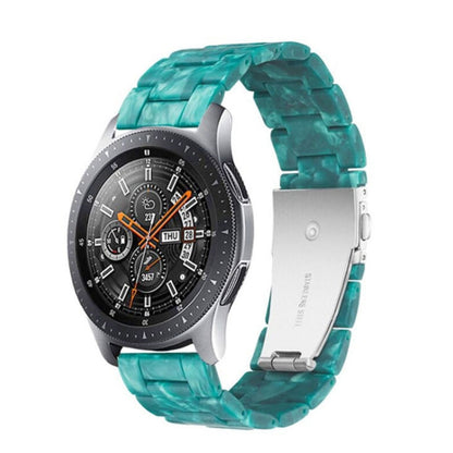 For Samsung Galaxy Watch4 40mm / 44mm Resin Watch Band(4) by bashfashion
