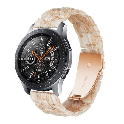 For Samsung Galaxy Watch4 40mm / 44mm Resin Watch Band(13) by bashfashion