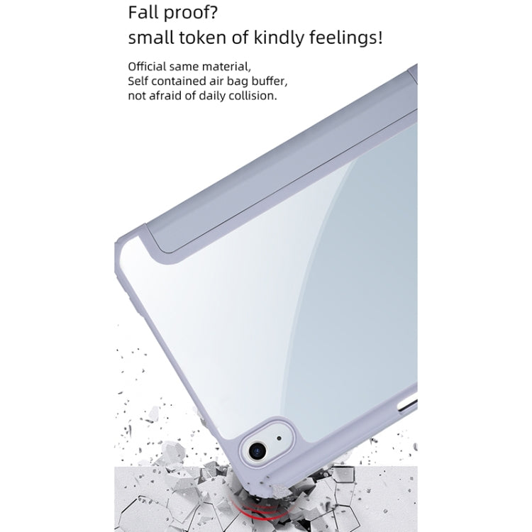 For iPad mini 6 / mini 2024 Mutural Pinyue Series Horizontal Flip Tablet Case with Holder & Pen Slot & Sleep / Wake-up Function(Mint Green) by Mutural