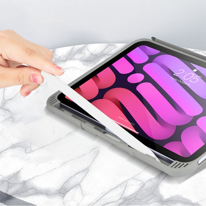 For iPad mini 6 / mini 2024 Mutural Horizontal Flip Tablet Case with Holder & Pen Slot(Dark Blue) by Mutural