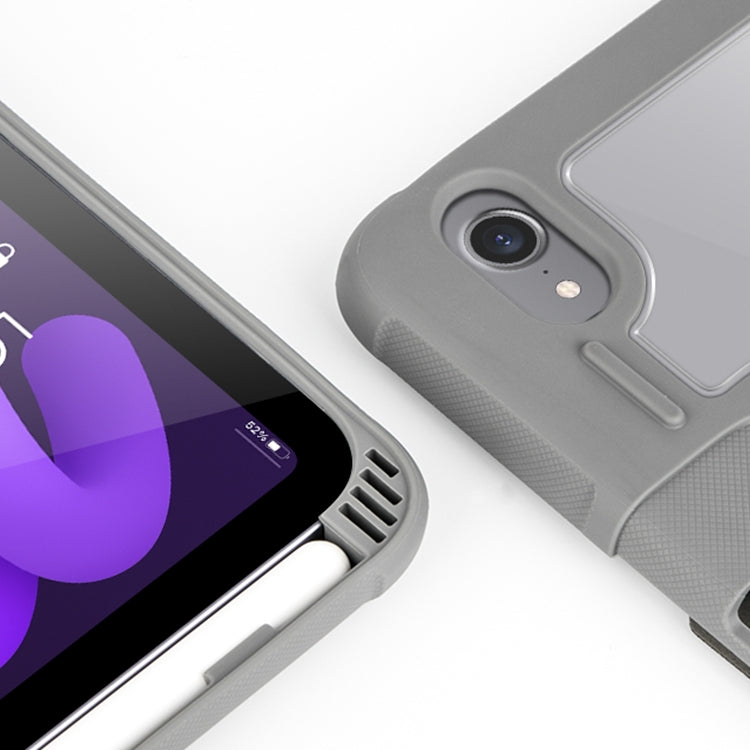 For iPad mini 6 / mini 2024 Mutural Horizontal Flip Tablet Case with Holder & Pen Slot(Rose Gold) by Mutural