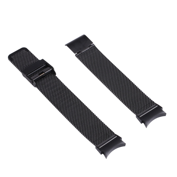 For Samsung Galaxy Watch4 40mm/44mm Double Insurance Buckle Milanese Watch Band(Black) by bashfashion
